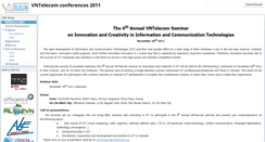Desktop Screenshot of conferences.vntelecom.org