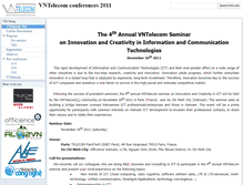 Tablet Screenshot of conferences.vntelecom.org